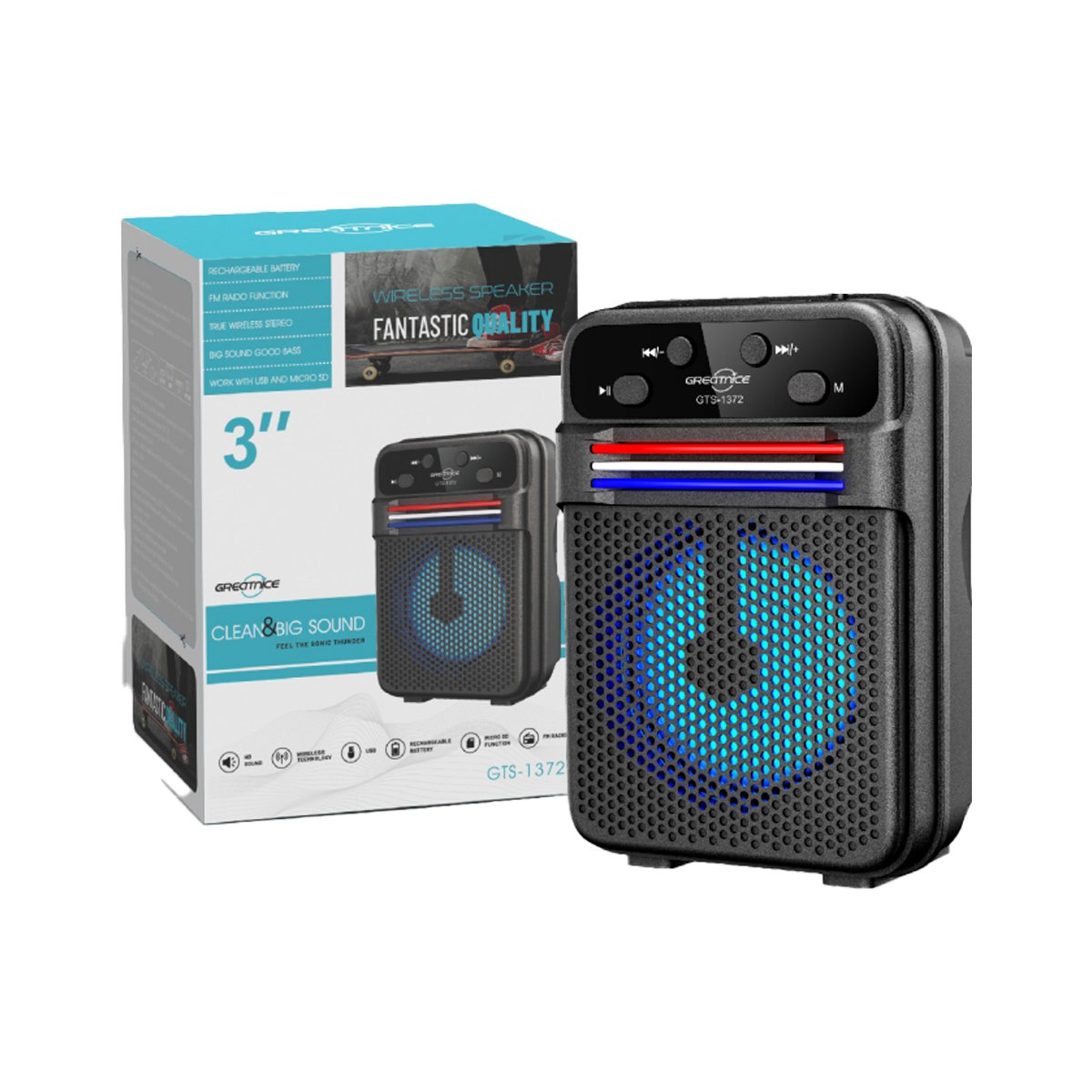 GTS-1372 China Best Price 3 Inches 500Ah 5W Speaker