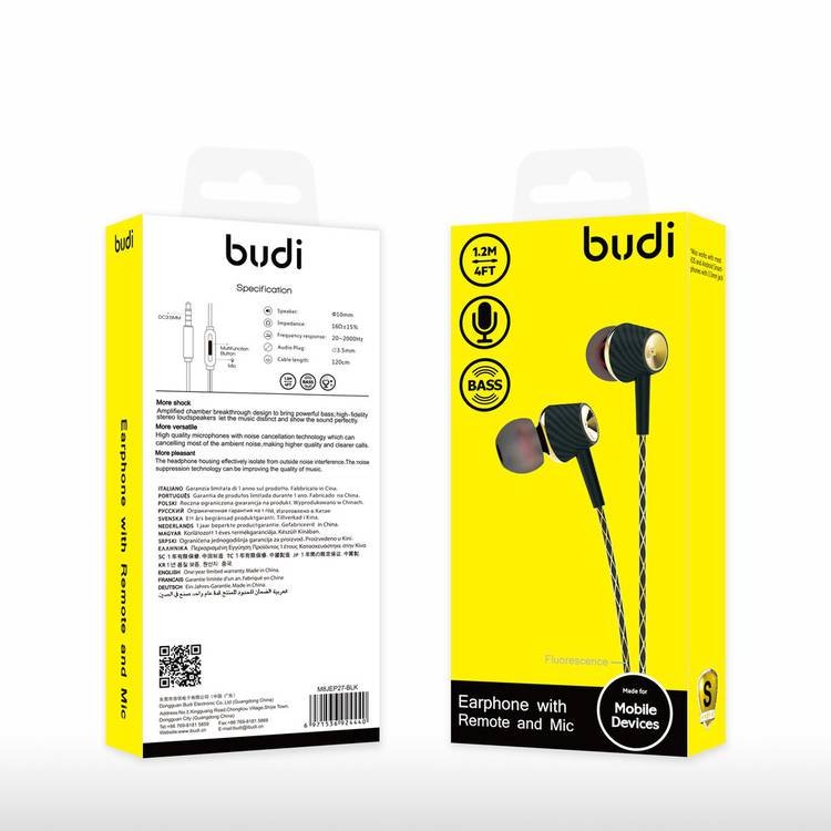 Budi EP27B 3.5mm High Quality Brand Handsfree nagnail.lk