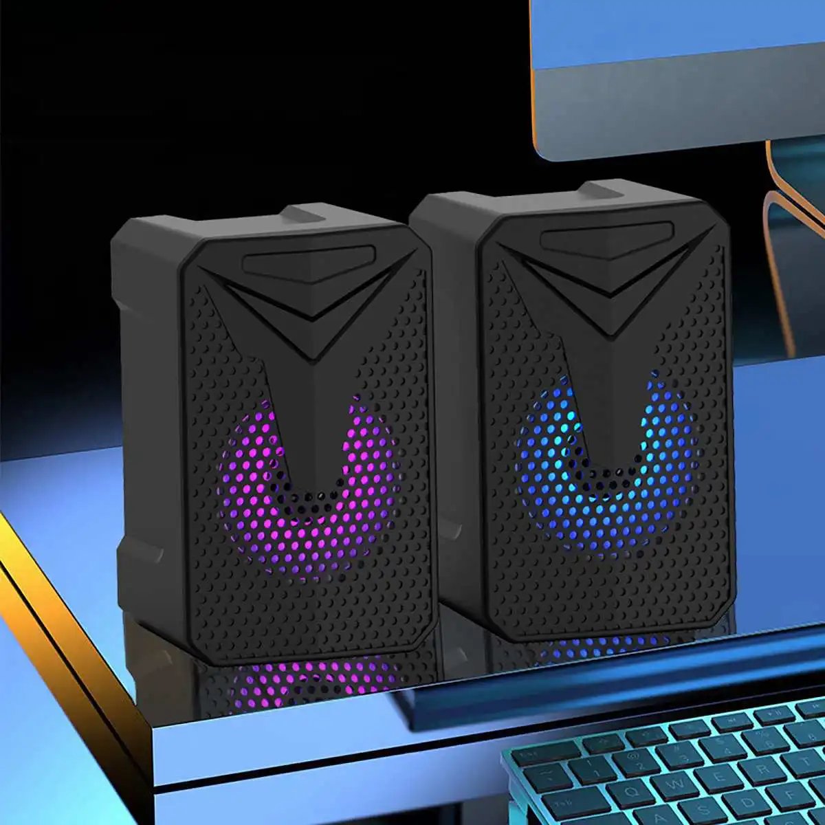 E-1054 RGB Mini Digtal Speaker nagnail.lk