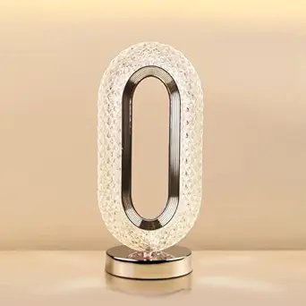 Diamond Crystal Rechargeable Table Lamp