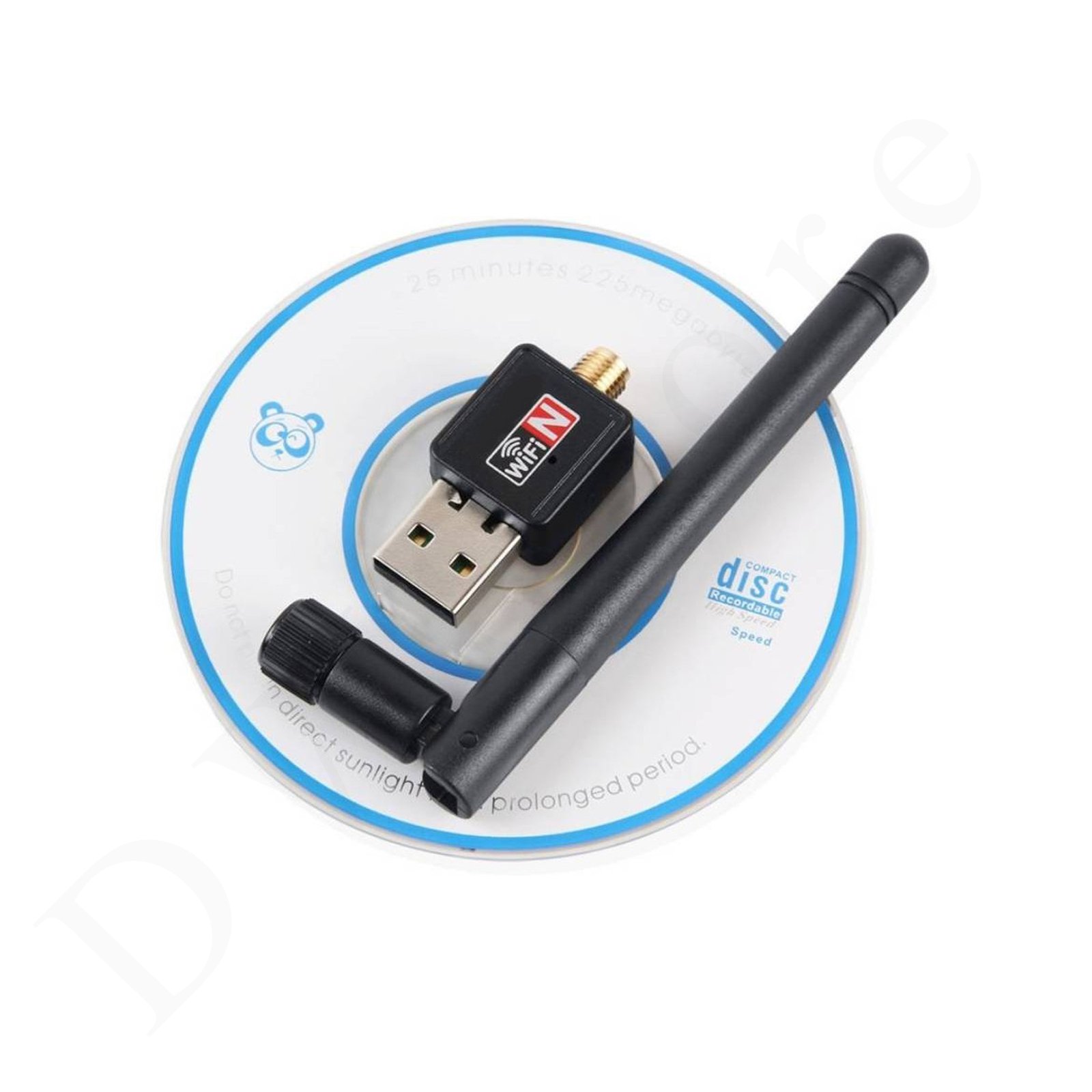 2.4GHz USB WiFi Adapter 300Mbps Network Card USB 2.0 Antenna Ethernet USB Dongle - nagnail.lk