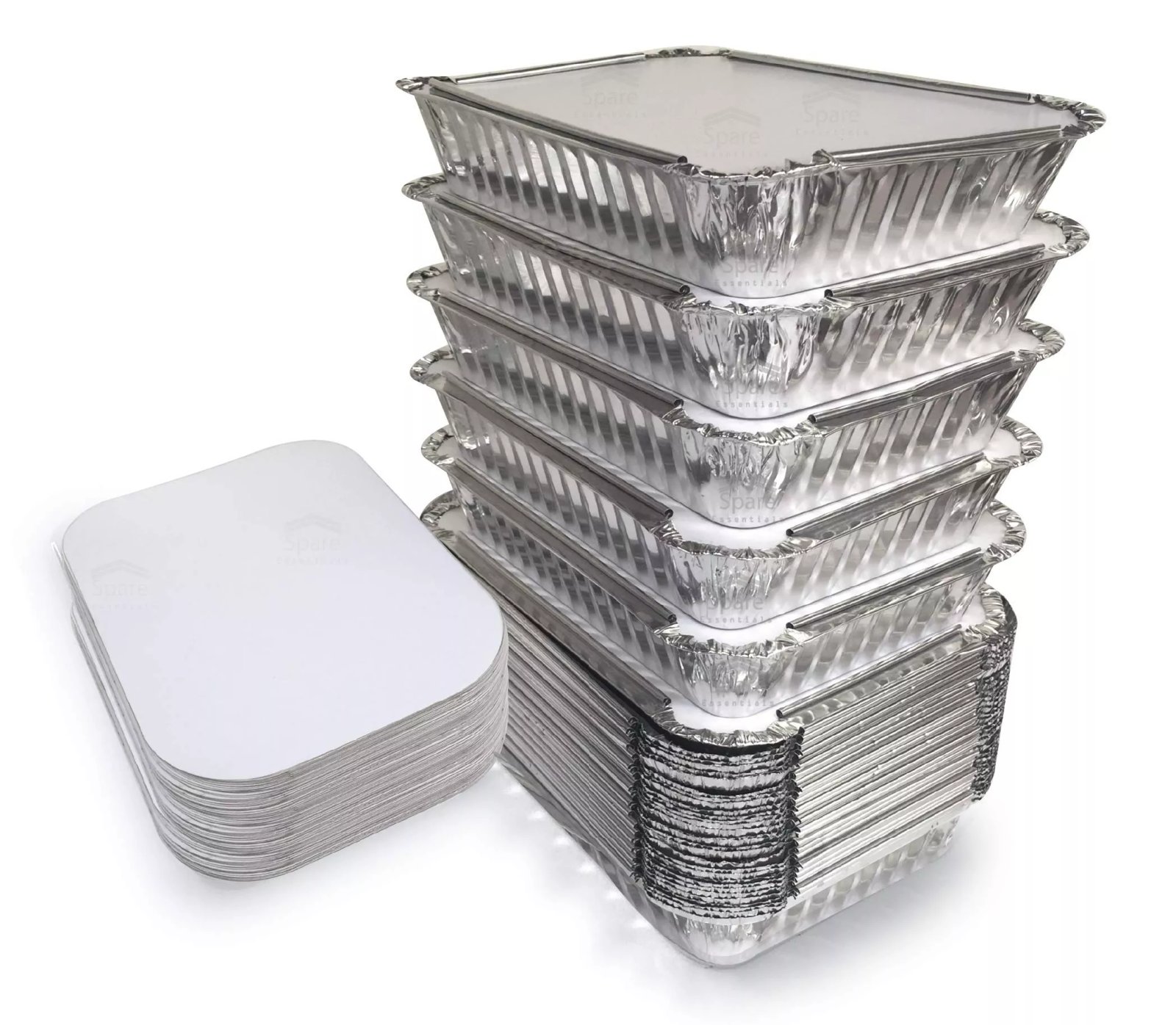 25 Pcs Disposable Aluminum Foil Container - (250ml) nagnail.lk